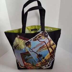 Lancome Black Riviera Collection Tote